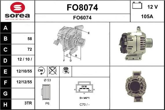 SNRA FO8074 - Alternator www.molydon.hr