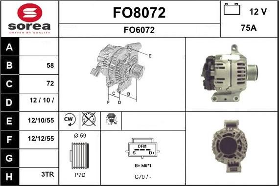 SNRA FO8072 - Alternator www.molydon.hr