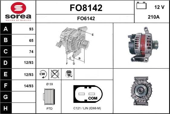 SNRA FO8142 - Alternator www.molydon.hr