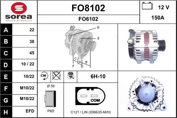 SNRA FO8102 - Alternator www.molydon.hr