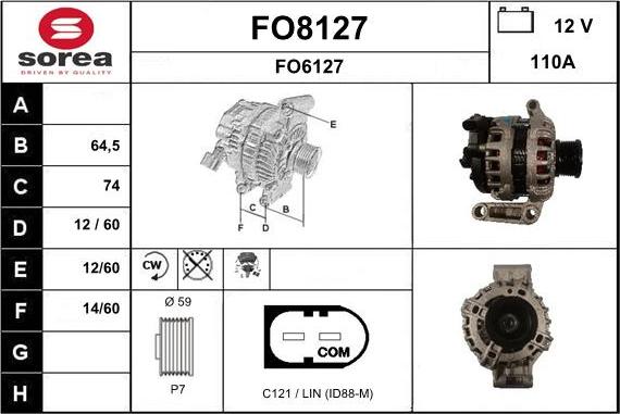 SNRA FO8127 - Alternator www.molydon.hr