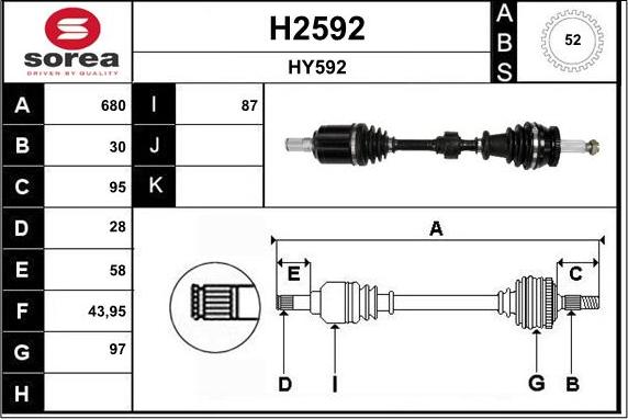 SNRA H2592 - Pogonska osovina www.molydon.hr