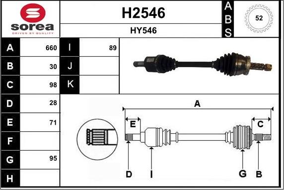 SNRA H2546 - Pogonska osovina www.molydon.hr