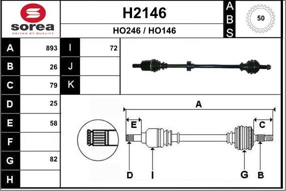 SNRA H2146 - Pogonska osovina www.molydon.hr