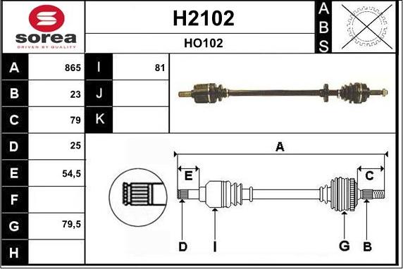 SNRA H2102 - Pogonska osovina www.molydon.hr