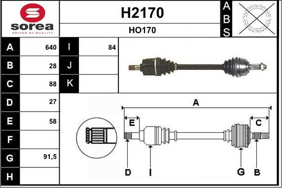 SNRA H2170 - Pogonska osovina www.molydon.hr