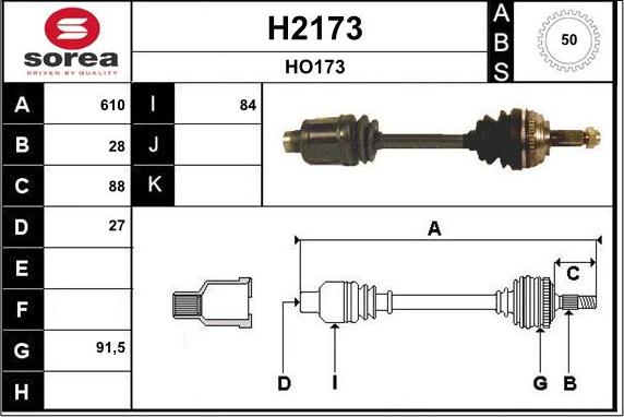 SNRA H2173 - Pogonska osovina www.molydon.hr