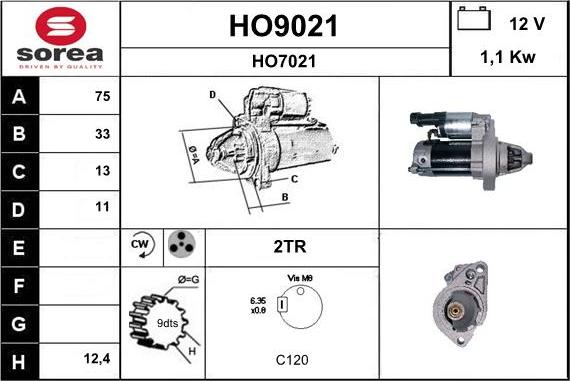 SNRA HO9021 - Starter www.molydon.hr