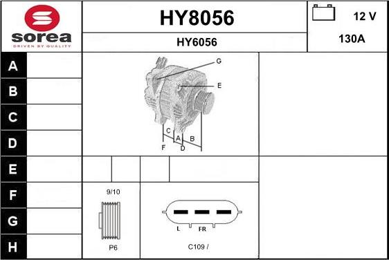 SNRA HY8056 - Alternator www.molydon.hr