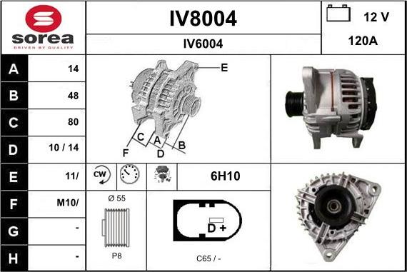 SNRA IV8004 - Alternator www.molydon.hr