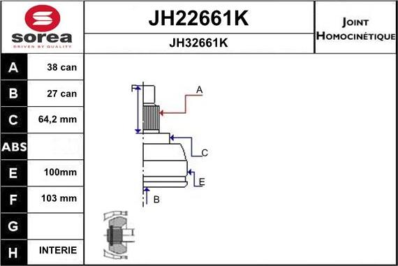 SNRA JH22661K - Kardan, Pogonska osovina www.molydon.hr