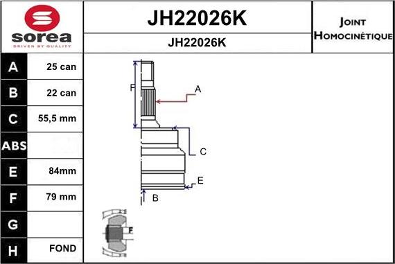 SNRA JH22026K - Kardan, Pogonska osovina www.molydon.hr