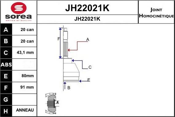 SNRA JH22021K - Kardan, Pogonska osovina www.molydon.hr