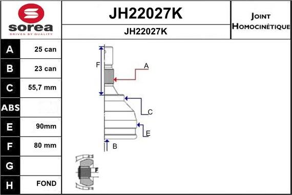 SNRA JH22027K - Kardan, Pogonska osovina www.molydon.hr