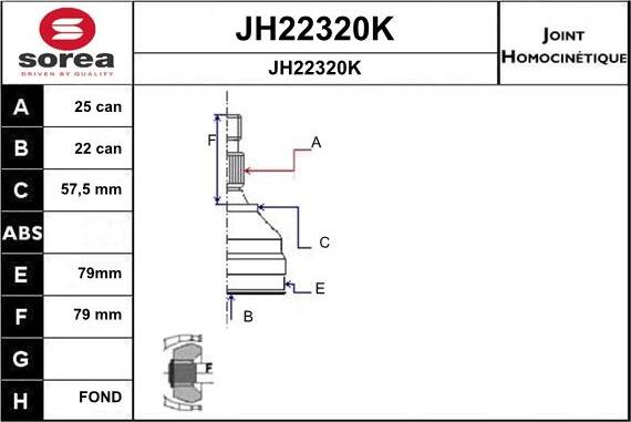 SNRA JH22320K - Kardan, Pogonska osovina www.molydon.hr