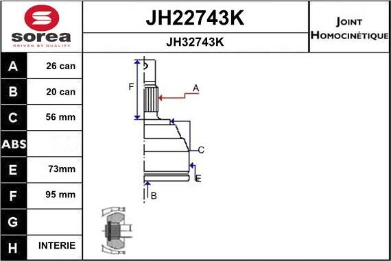 SNRA JH22743K - Kardan, Pogonska osovina www.molydon.hr