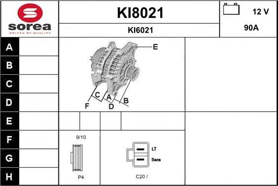 SNRA KI8021 - Alternator www.molydon.hr