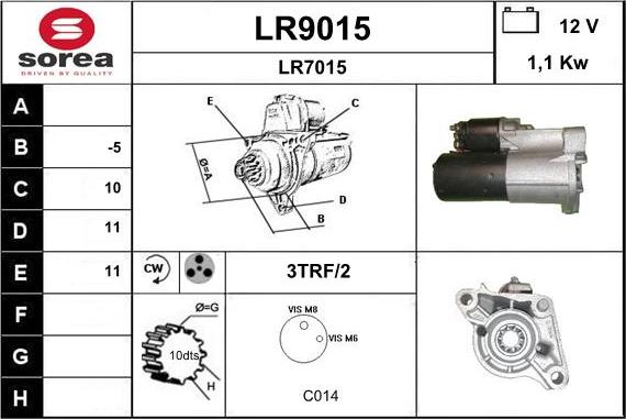 SNRA LR9015 - Starter www.molydon.hr