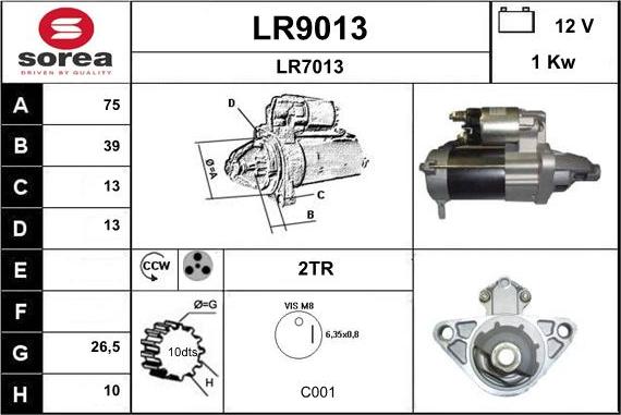 SNRA LR9013 - Starter www.molydon.hr