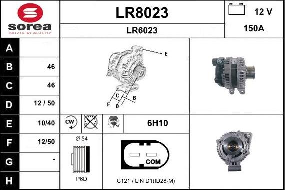 SNRA LR8023 - Alternator www.molydon.hr