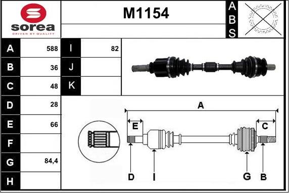 SNRA M1154 - Pogonska osovina www.molydon.hr