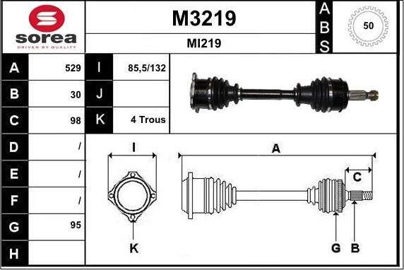 SNRA M3219 - Pogonska osovina www.molydon.hr