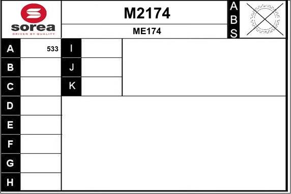 SNRA M2174 - Pogonska osovina www.molydon.hr