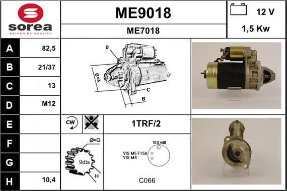 SNRA ME9018 - Starter www.molydon.hr