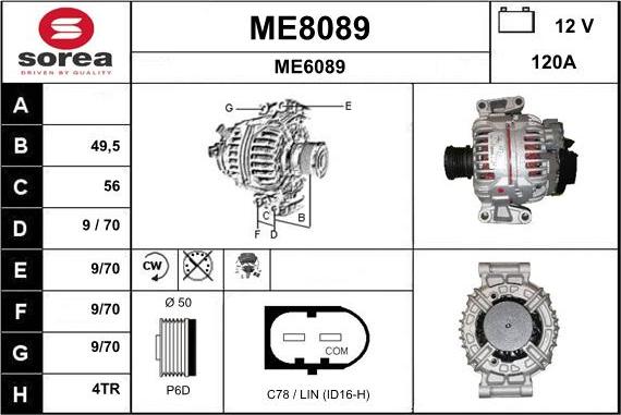 SNRA ME8089 - Alternator www.molydon.hr