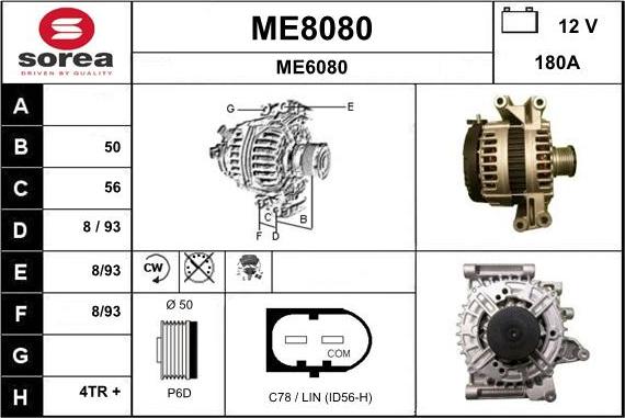 SNRA ME8080 - Alternator www.molydon.hr