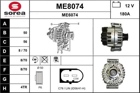 SNRA ME8074 - Alternator www.molydon.hr