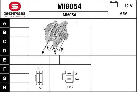 SNRA MI8054 - Alternator www.molydon.hr