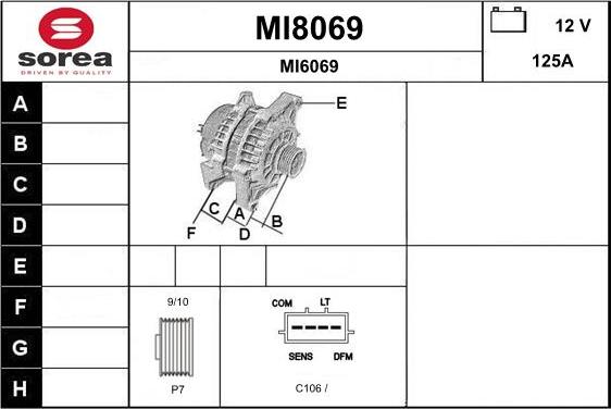 SNRA MI8069 - Alternator www.molydon.hr