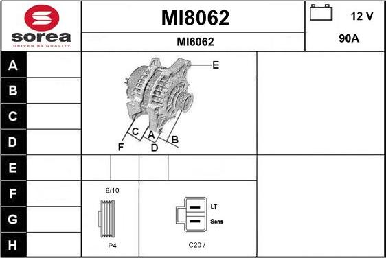 SNRA MI8062 - Alternator www.molydon.hr