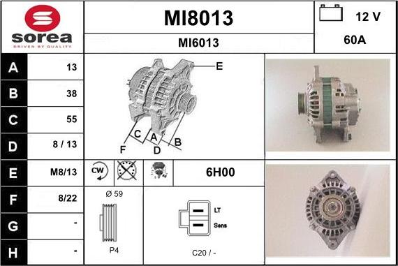 SNRA MI8013 - Alternator www.molydon.hr