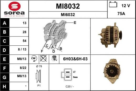 SNRA MI8032 - Alternator www.molydon.hr