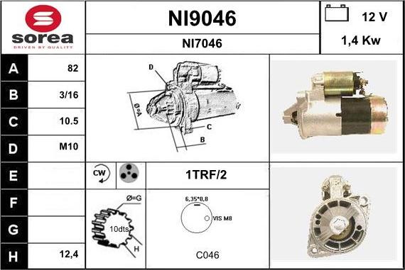 SNRA NI9046 - Starter www.molydon.hr