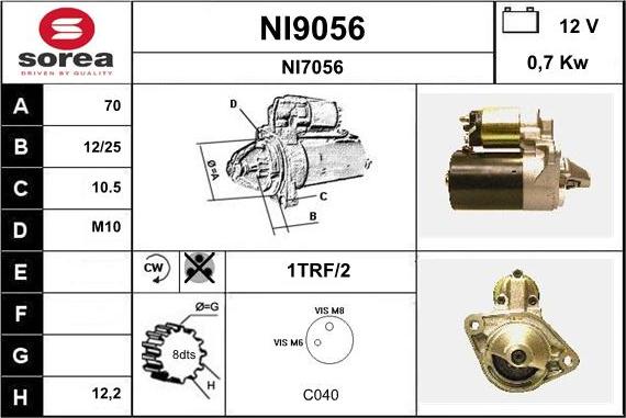 SNRA NI9056 - Starter www.molydon.hr