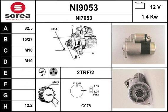 SNRA NI9053 - Starter www.molydon.hr