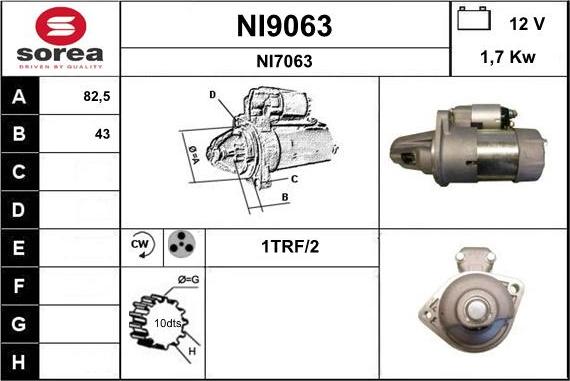 SNRA NI9063 - Starter www.molydon.hr