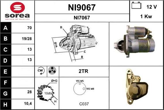 SNRA NI9067 - Starter www.molydon.hr