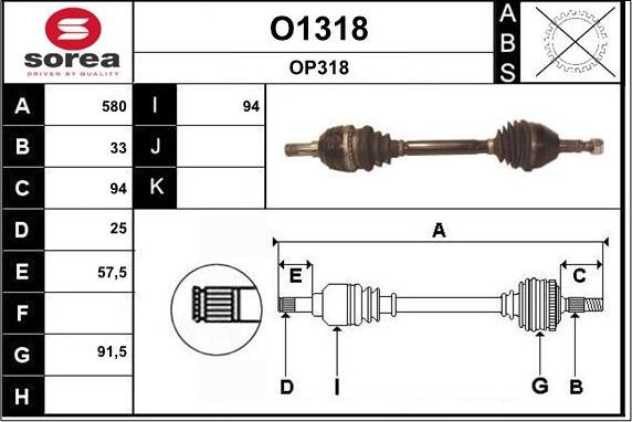 SNRA O1318 - Pogonska osovina www.molydon.hr