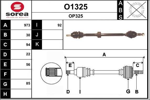 SNRA O1325 - Pogonska osovina www.molydon.hr