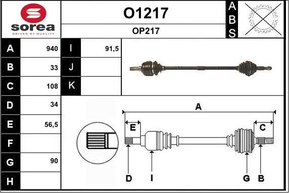 SNRA O1217 - Pogonska osovina www.molydon.hr