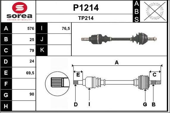 SNRA P1214 - Pogonska osovina www.molydon.hr