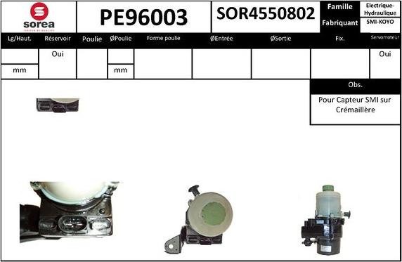 SNRA PE96003 - Hidraulična pumpa, upravljanje www.molydon.hr