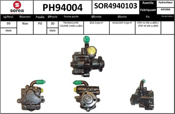 SNRA PH94004 - Hidraulična pumpa, upravljanje www.molydon.hr