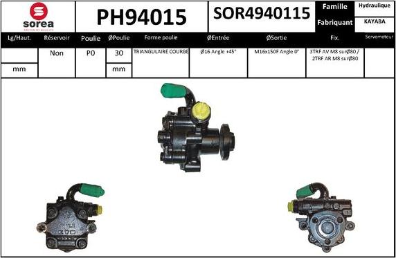 SNRA PH94015 - Hidraulična pumpa, upravljanje www.molydon.hr