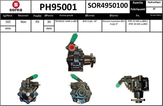 SNRA PH95001 - Hidraulična pumpa, upravljanje www.molydon.hr