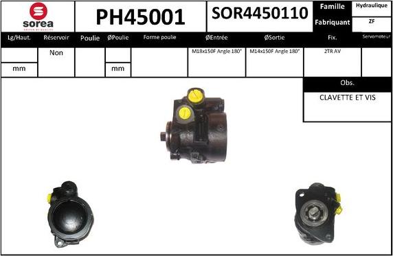 SNRA PH45001 - Hidraulična pumpa, upravljanje www.molydon.hr